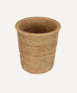 Rattan Waste Paper Bin in Natural