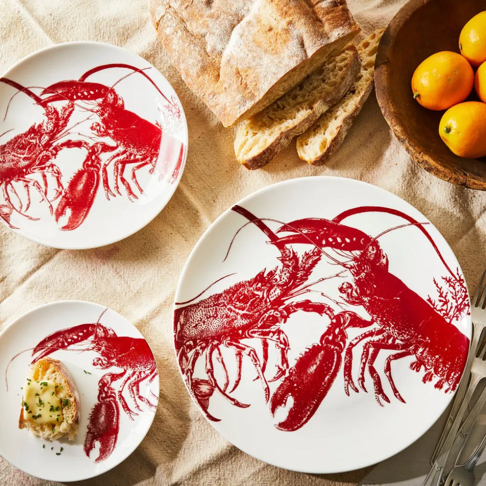 Red Lobster Canape Plates