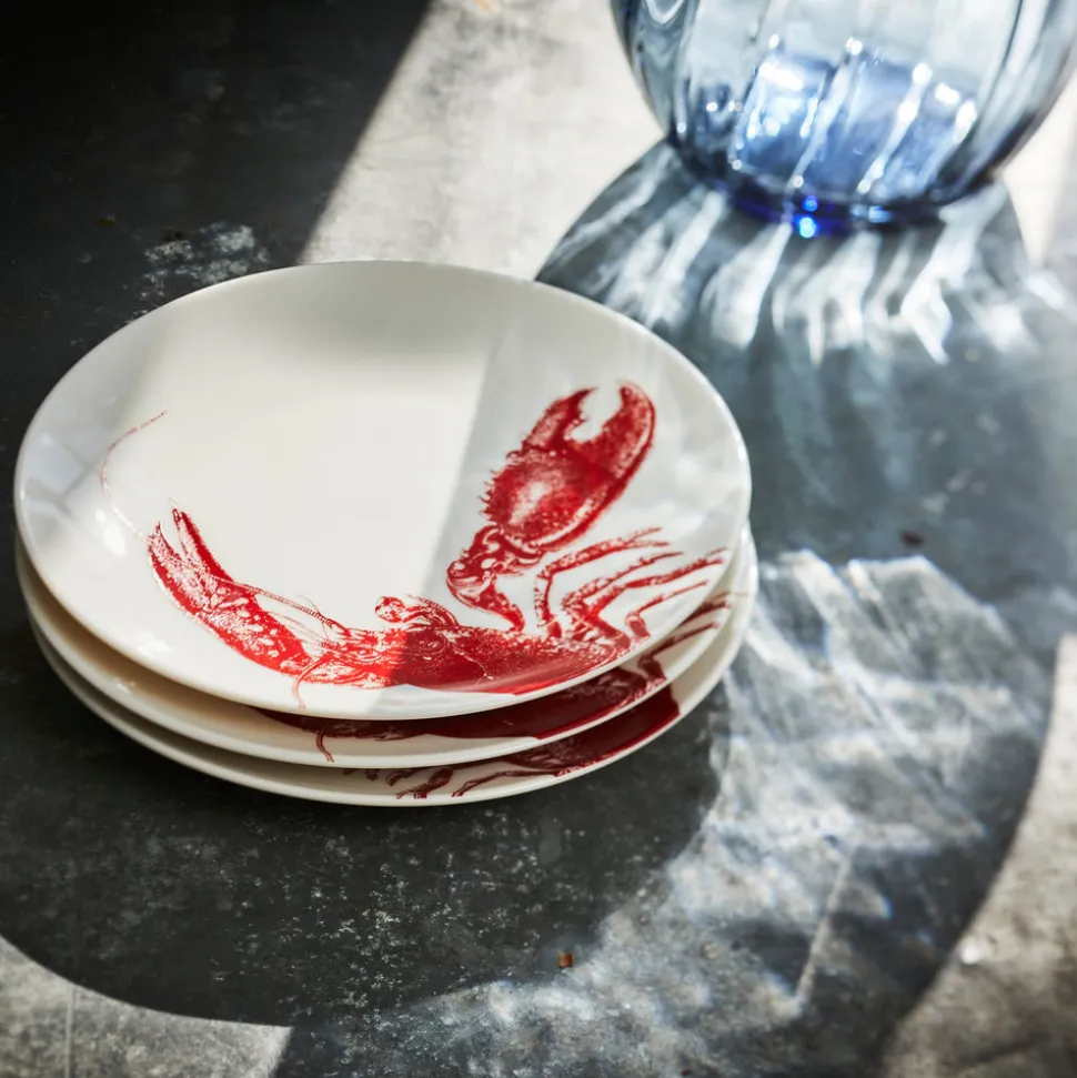 Red Lobster Canape Plates
