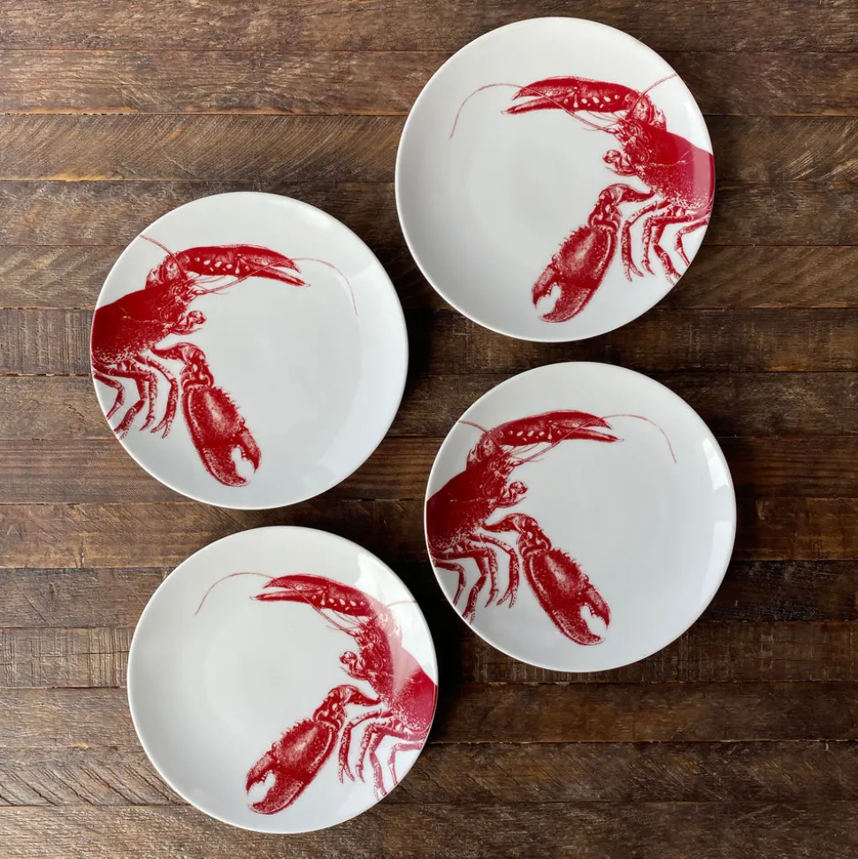 Red Lobster Canape Plates