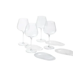 Red Wine Glasses, Set of 4