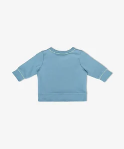 Remy Baby Sweatshirt in Dusty Blue