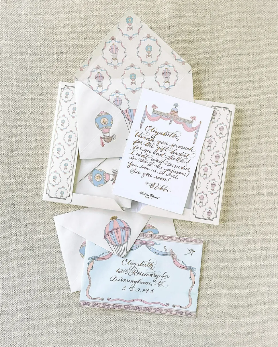 Renaissance Balloons Stationery Set