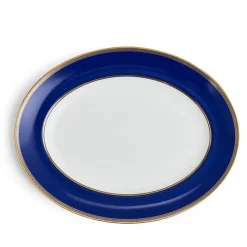 Renaissance Gold Oval Platter 13.75"