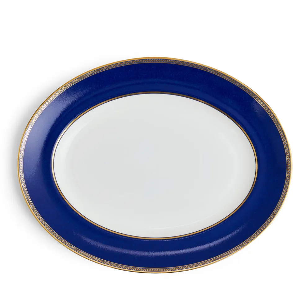 Renaissance Gold Oval Platter 13.75"