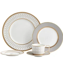 Renaissance Grey 5 Piece Place Setting