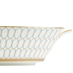 Renaissance Grey Open Oval Vegetable Dish