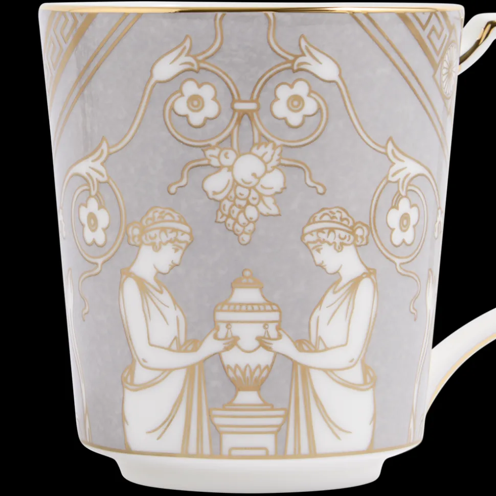 Renaissance Mug in Grey, Set of 2