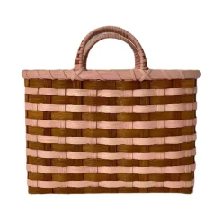 Retro-Travel Tote in Quartz & Butternut