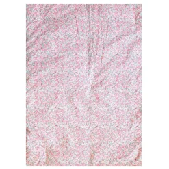 Reversible Heirloom Quilt Made With Liberty Fabric in Betsy Grey & Wiltshire Pink