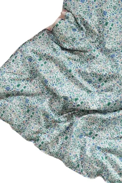 Reversible Heirloom Quilt Made With Liberty Fabric in Imran & Capel Pink