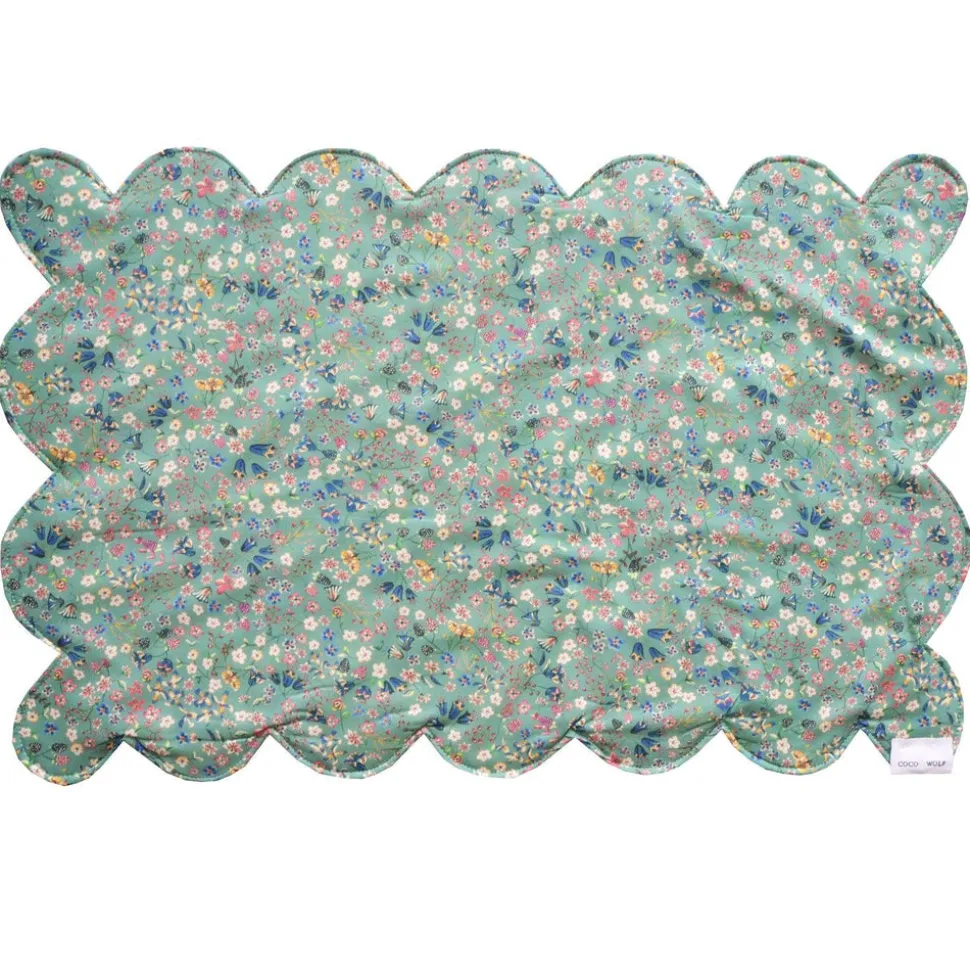 Reversible Scalloped Placemat Made With Liberty Fabric in Donna Leigh