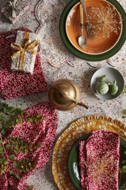 Reversible Scalloped Placemat Made With Liberty Fabric in Mitsi Valeria & Adelajda
