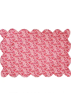 Reversible Scalloped Placemat Made With Liberty Fabric in Mitsi Valeria & Adelajda