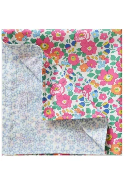 Reversible Stitch Napkin Set Made With Liberty Fabric in Betsy & Ditsy Dot