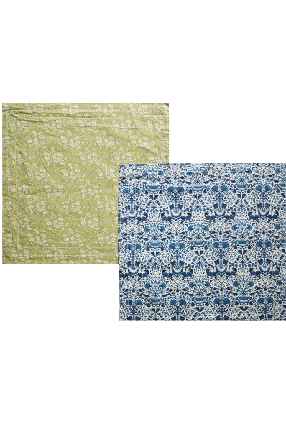 Reversible Stitch Napkin Set Made With Liberty Fabric in Lodden & Capel
