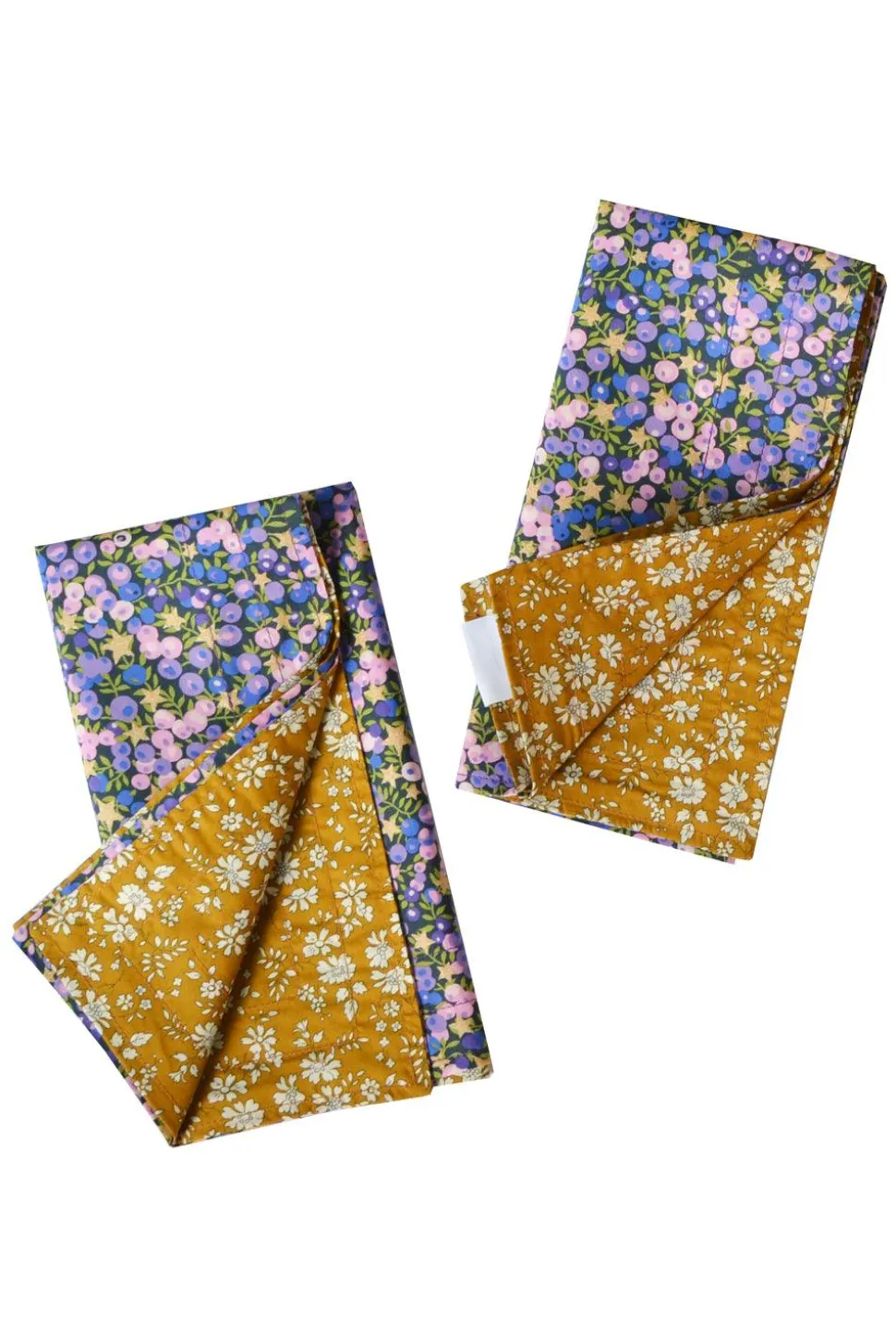 Reversible Stitch Napkin Set Made With Liberty Fabric in Wiltshire Star & Capel