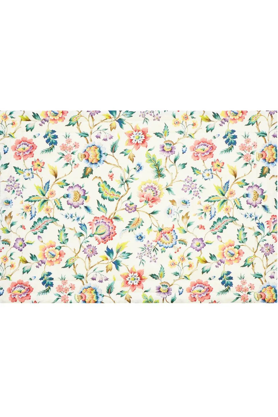 Reversible Stitch Placemat Made With Liberty Fabric in Strawberry Thief & Eva Belle