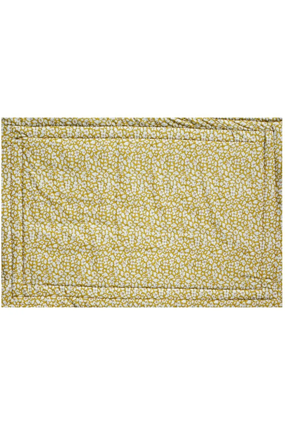 Reversible Stitch Placemat Made With Liberty Fabric in Feather Meadow & Annabella