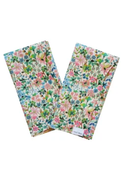 Reversible Wavy Napkin Set Made With Liberty Fabric in Dreams Of Summer