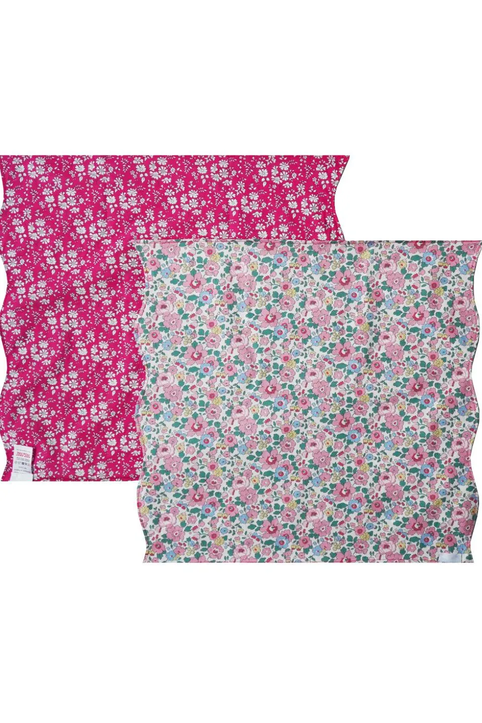Reversible Wavy Napkin Set Made With Liberty Fabric in Betsy Candy Floss & Capel