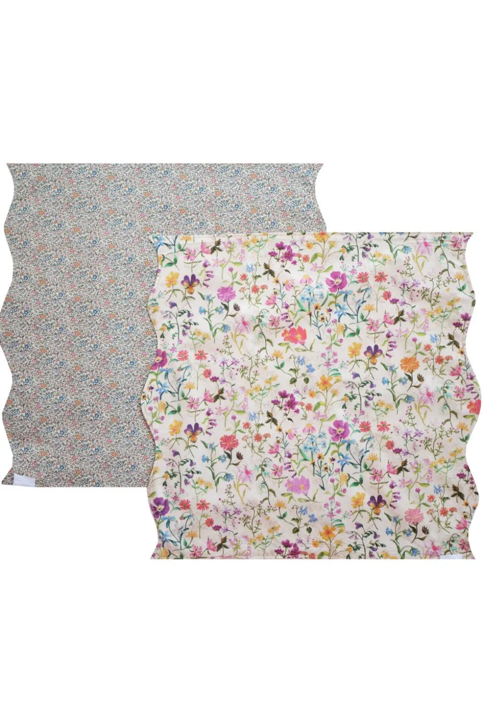 Reversible Wavy Napkin Set Made With Liberty Fabric in Linen Garden