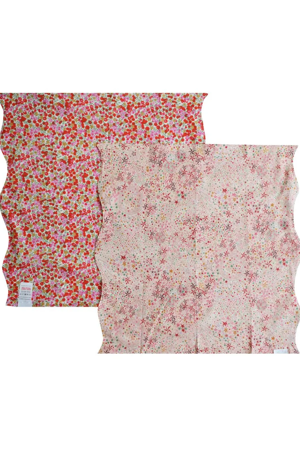 Reversible Wavy Napkin Set Made With Liberty Fabric in Adelajda’s Wish & Wiltshire Star