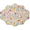 Reversible Wavy Placemat Made With Liberty Fabric in Linen Garden & Katie & Millie