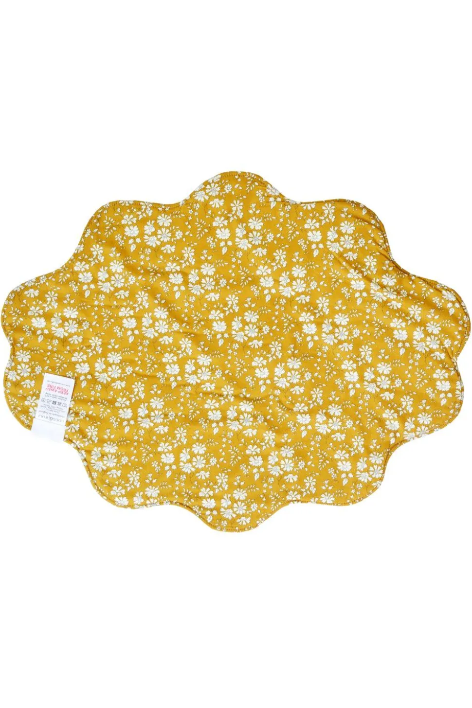 Reversible Wavy Placemat Made With Liberty Fabric in Wiltshire Star & Capel