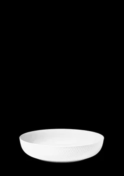 Rhombe Serving Bowl in White