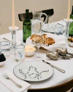 Ribbon Dinner Plates