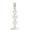 Ripple Candle Holder in Clear