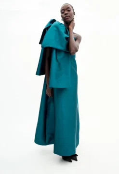 Rita Gown In Peacock