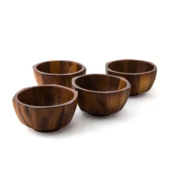 Rivet Individual Salad Bowls, Set of 4