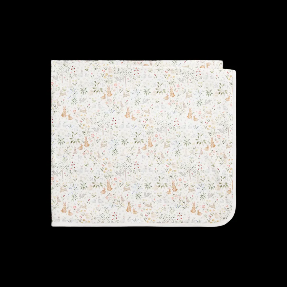 RL Baby x Riley Sheehey Cotton Blanket in Bunny Meadow