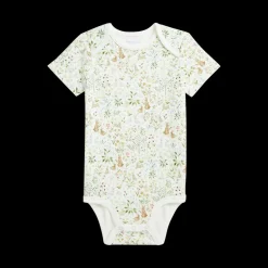 RL Baby x Riley Sheehey Cotton Bodysuit in Bunny Meadow