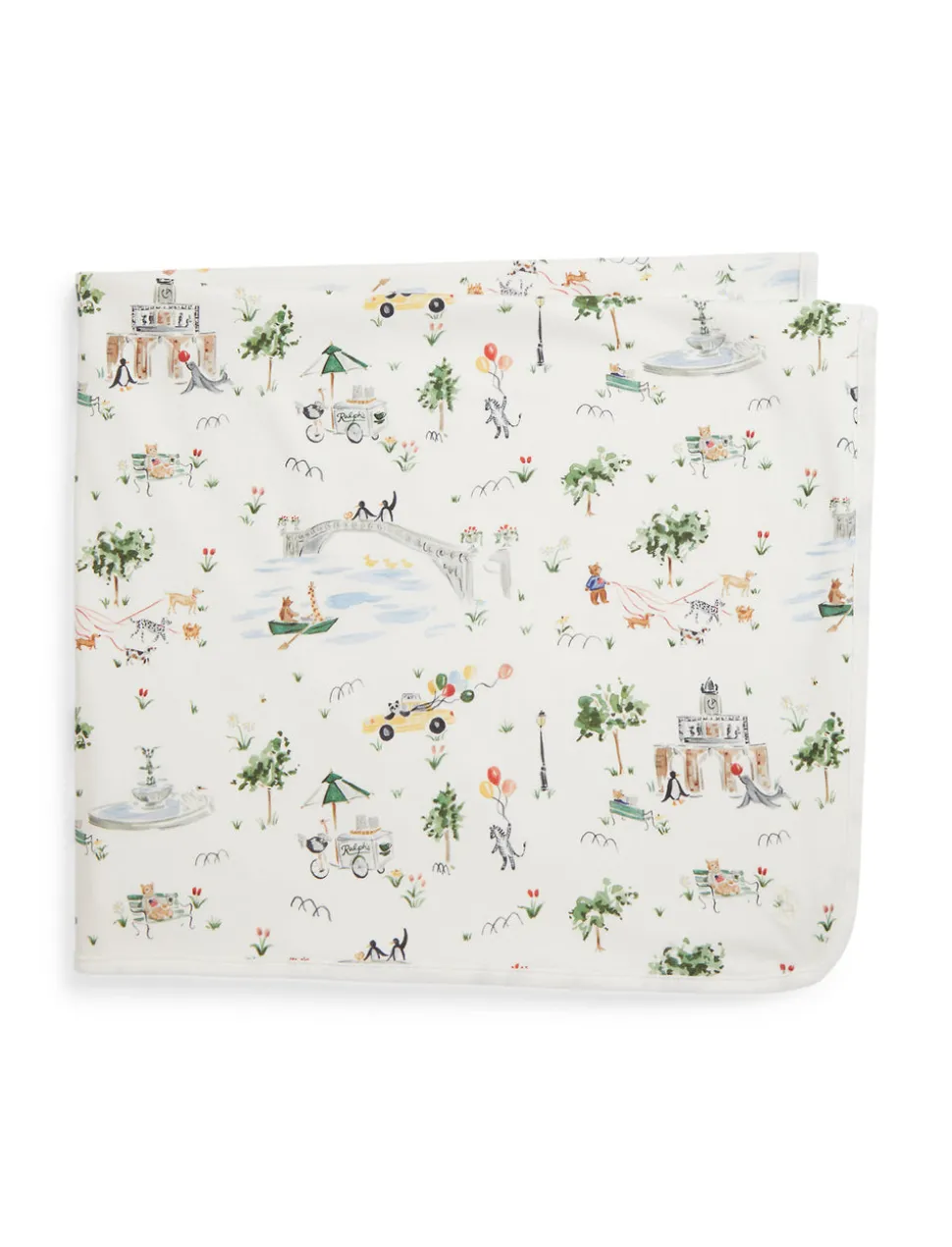 RL Baby x Riley Sheehey Saturday in The Park Cotton Blanket