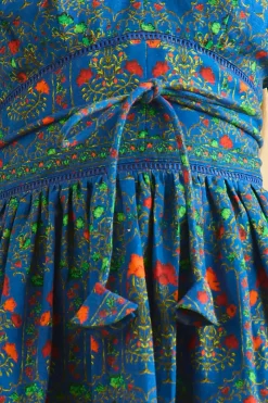 Roan Dress in Midnight Garden