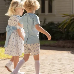Robert Shorts in Heirloom Delft