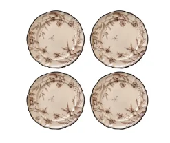 Rocaille Dove Gray Dinner Plate