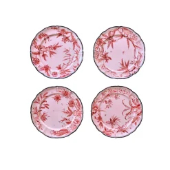Rocaille Pink Dessert Plate