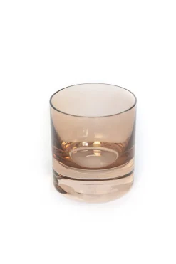 Rocks Glass, Set of 2 in Amber Smoke