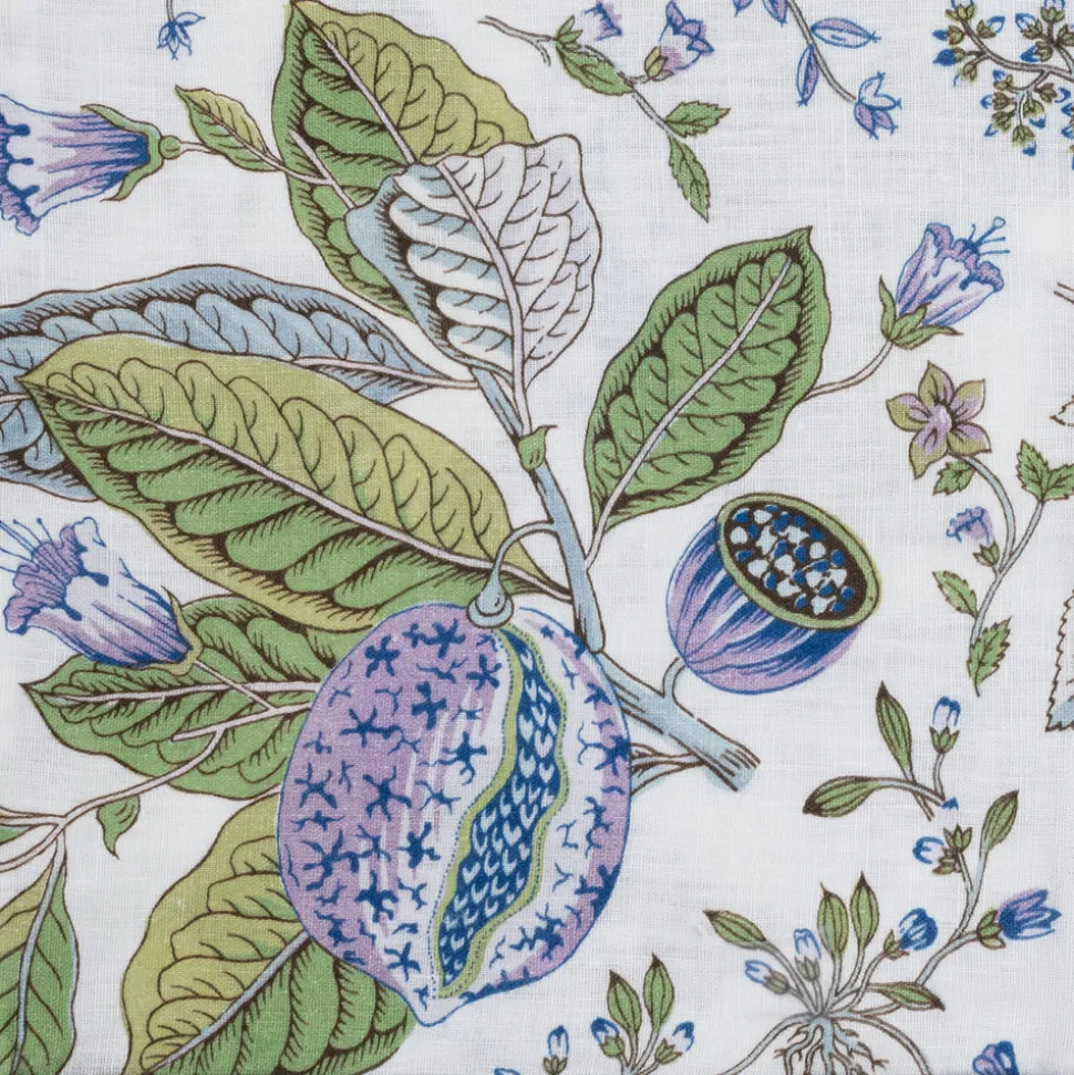 Roman Pajama Set in Pomegranate Linen Lilac