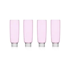 Romantic Champagne Flutes, Set of 4