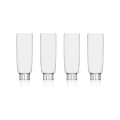 Romantic Champagne Flutes, Set of 4