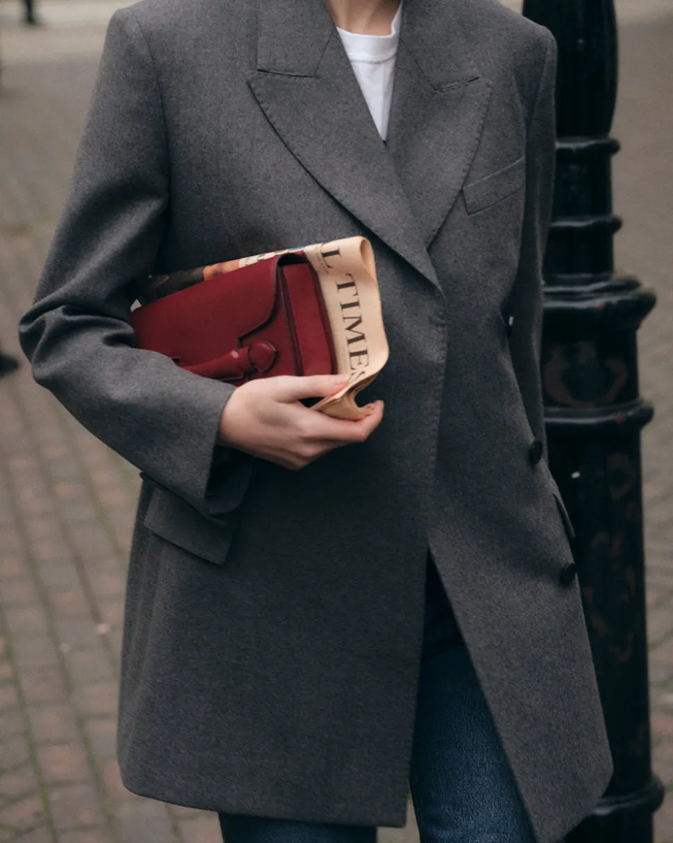 Romy Clutch in Acorn