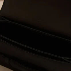 Romy Clutch in Satin Black