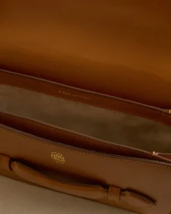 Romy Clutch in Vacchetta Luggage