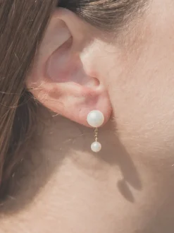 Rooney Earrings in White