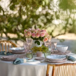 Rosa Collection Pasta Bowls in Rosé, Set of 6